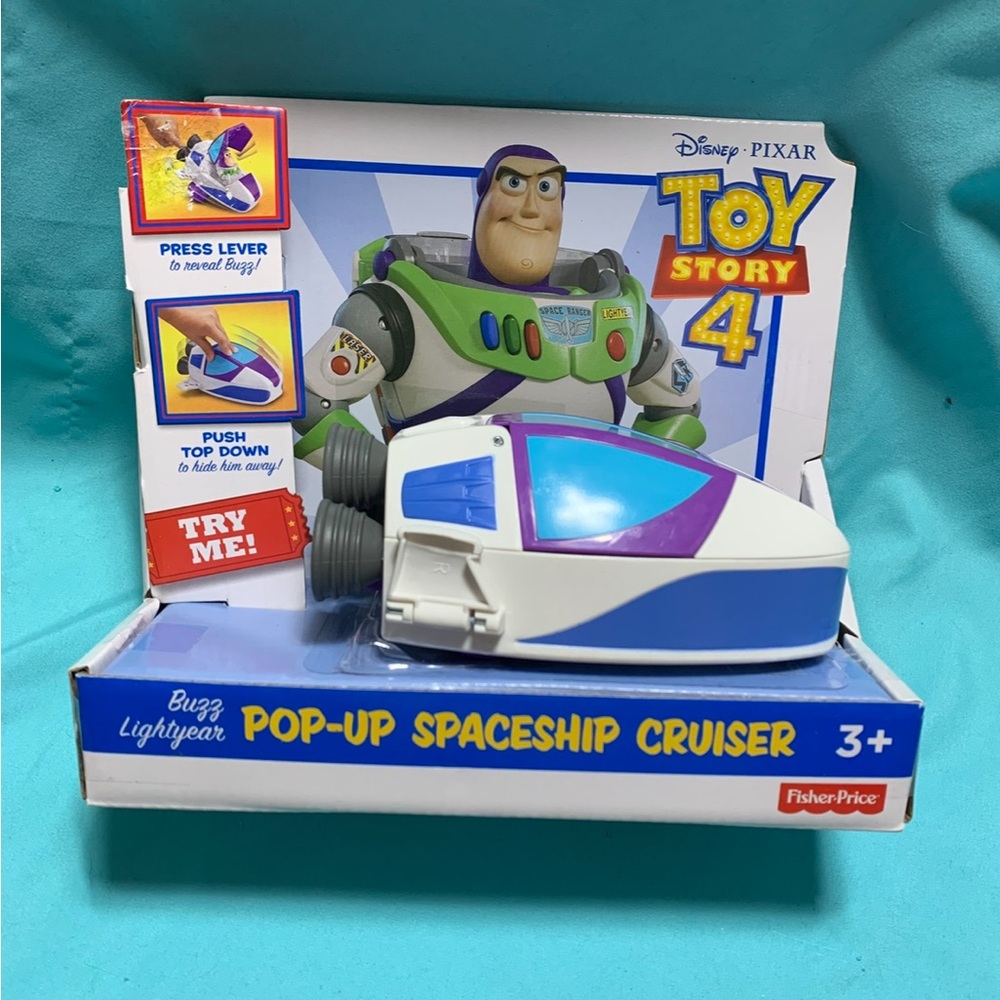 Fisher-Price Blue White Action Figure Playset